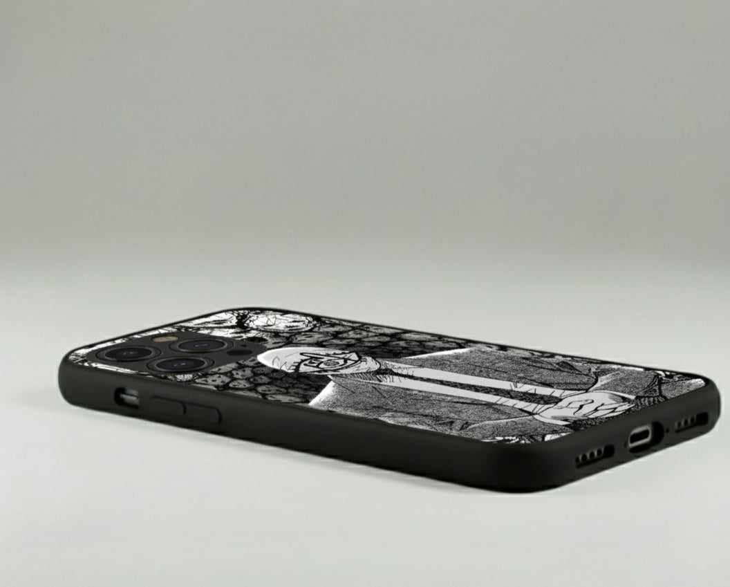 The Watcher's Grin phone case Metal