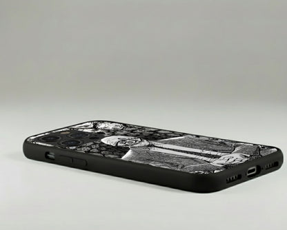 The Watcher's Grin phone case Metal