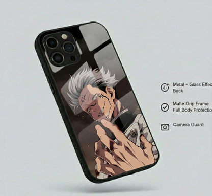 The Mark of Ryomen Sukuna hybrid Metal Phone Case