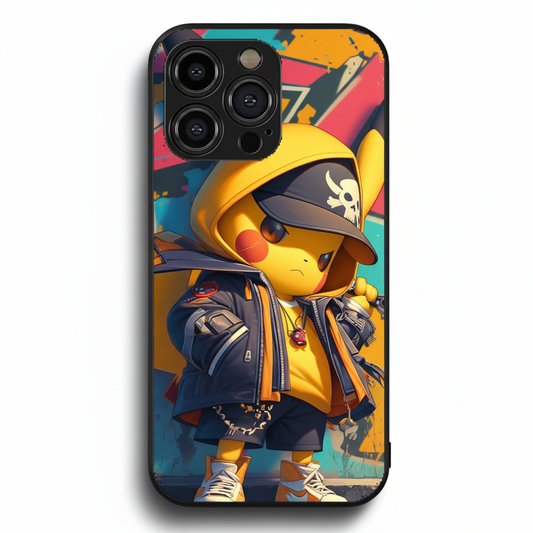 Chrome Pika Metal Phone Case