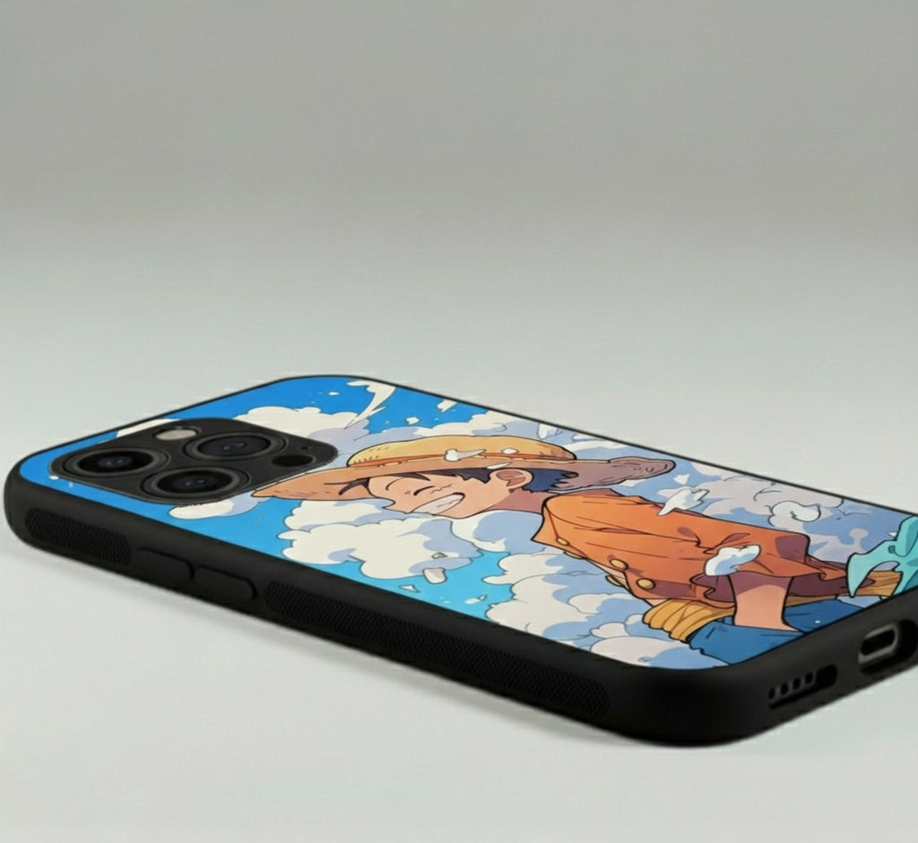 Luffy Pirate King Camera Protection Case Metal Phone Case