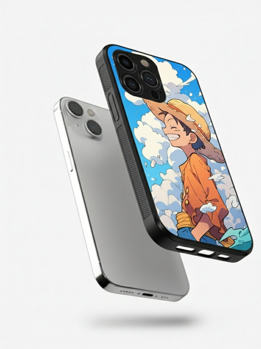 Luffy Pirate King Camera Protection Case Metal Phone Case