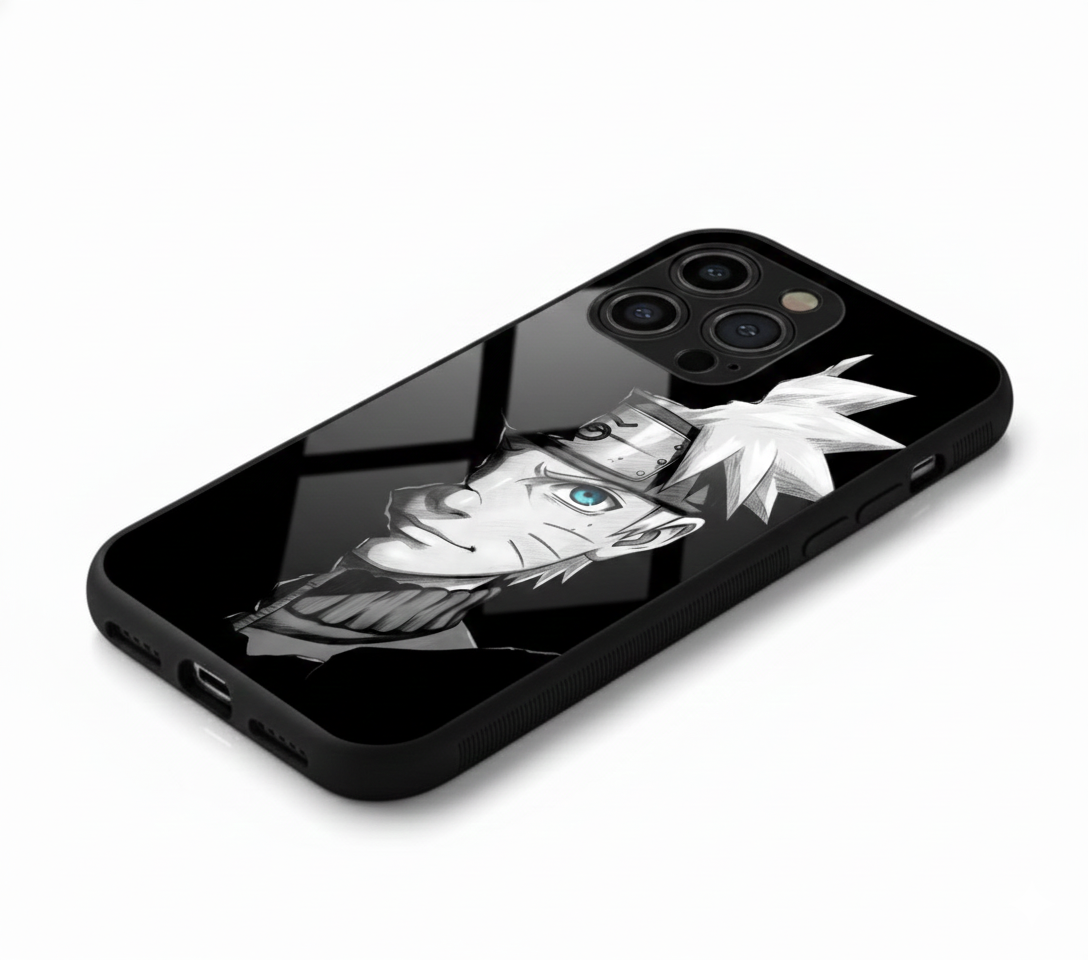 Naruto Uzumaki Asli Ninja Protection Hybrid Metal Phone Case