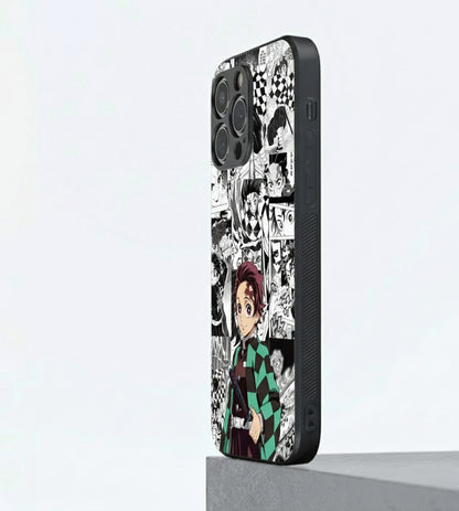 Demon Slayer Manga Panel Metal Phone Case