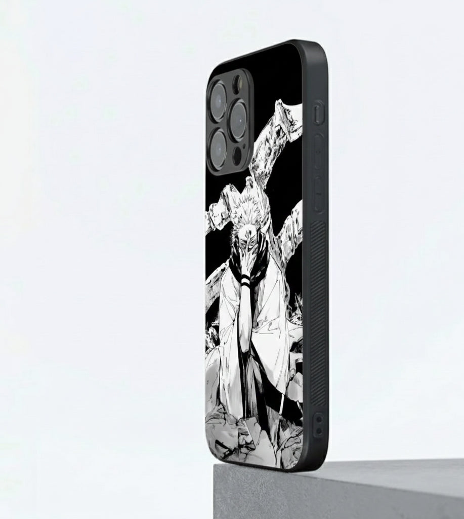 Ryomen Sukuna Hybrid Metal Phone Case