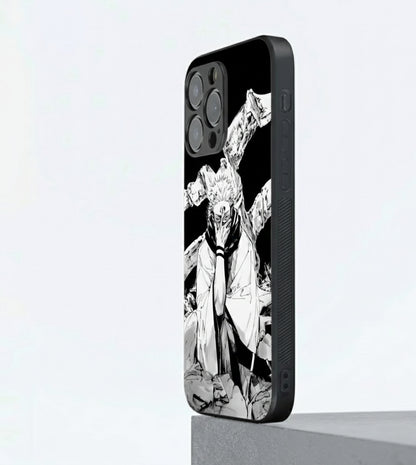 Ryomen Sukuna Hybrid Metal Phone Case