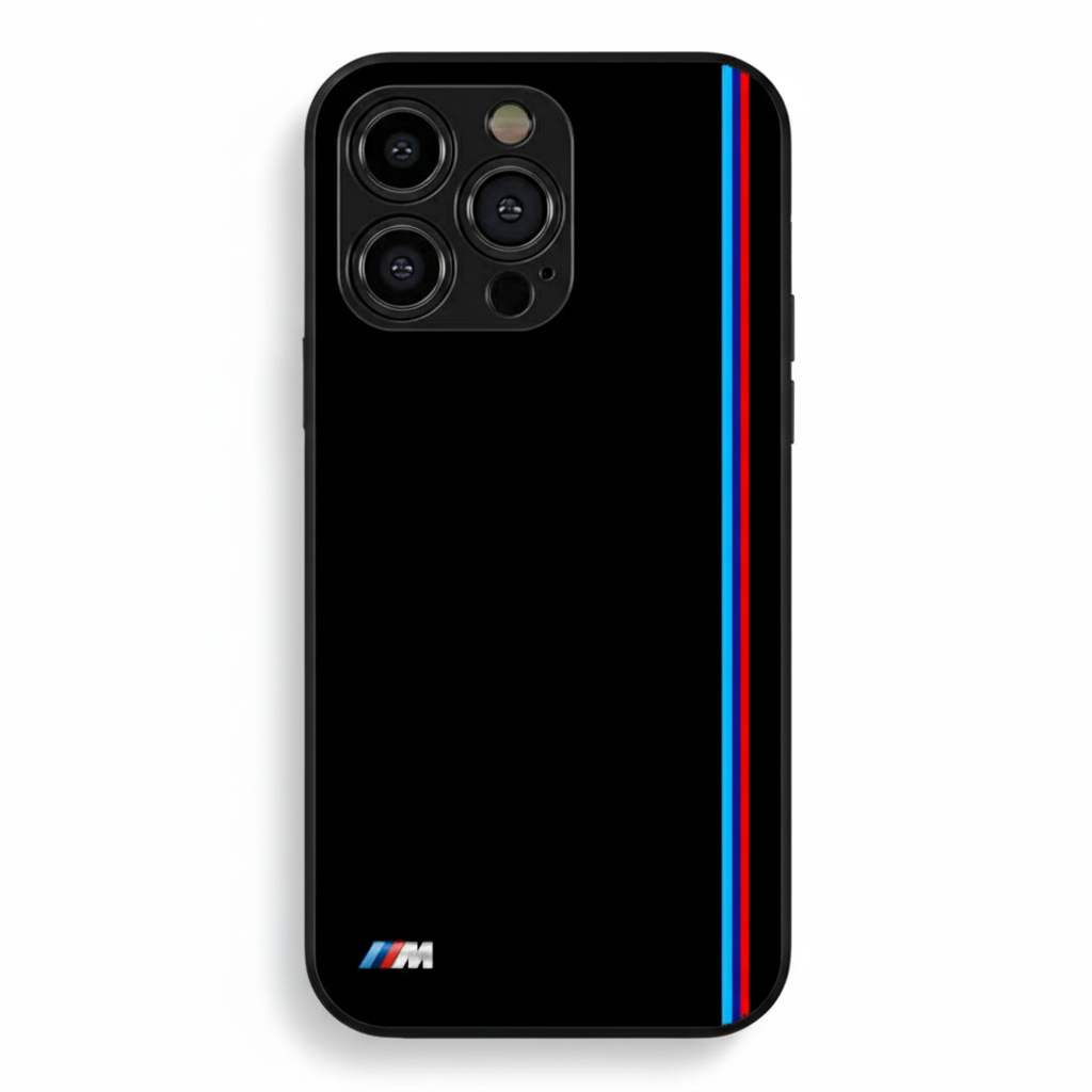 Black Steel Metal Phone Case