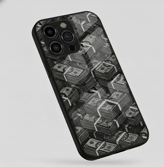 The Black Dollar Metal Phone case