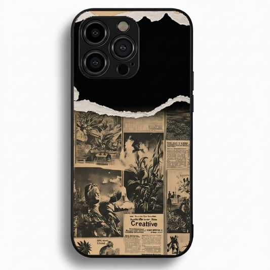 Ripped News Metal Phone Case