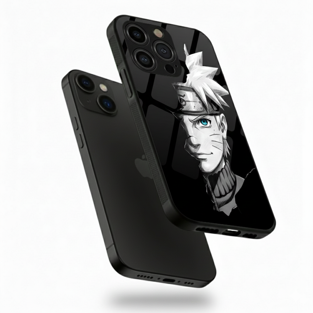 Naruto Uzumaki Asli Ninja Protection Hybrid Metal Phone Case