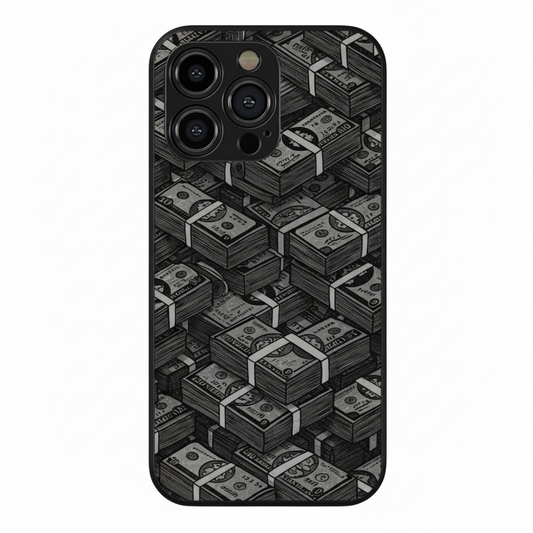 The Black Dollar Metal Phone case