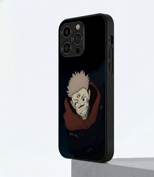 Ryomen Sukuna, the "King of Curses" hybrid Metal Phone Case