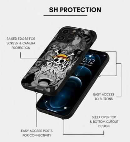 Heavy Duty Anime Armor Metal Phone Case