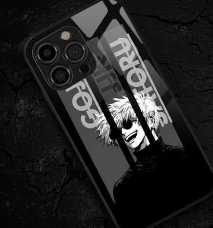 Gojo Satoru Premium Metal: Style and Security Metal Phone Case