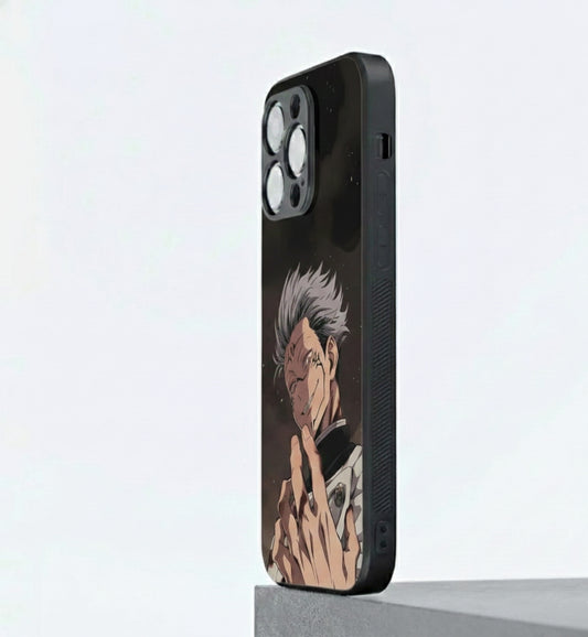 The Mark of Ryomen Sukuna hybrid Metal Phone Case