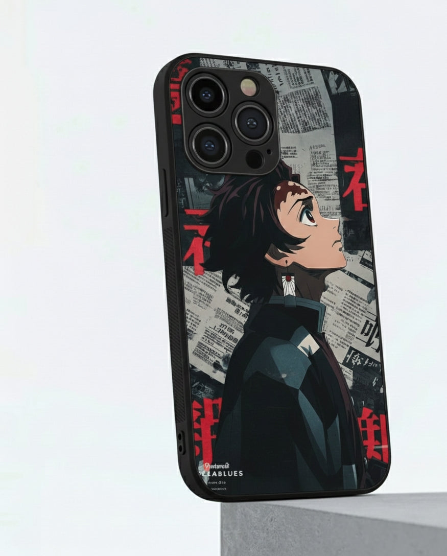 Tanjiro Kamado-themed Metal phone case