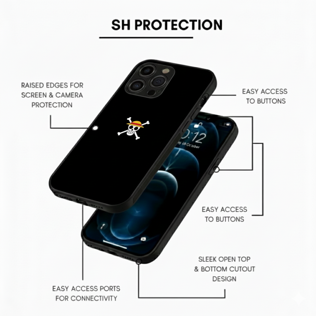 Ultimate Pirate King Luffy Quote Metal Phone Case