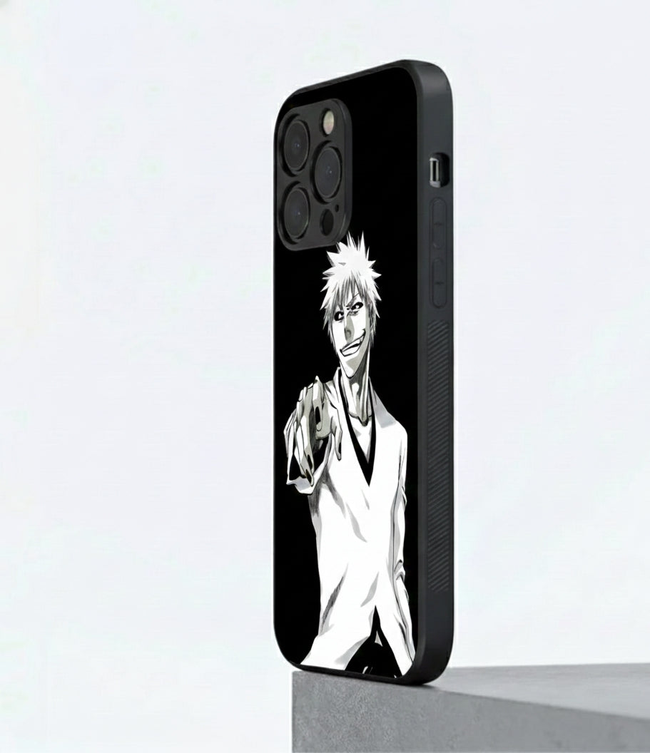 White hybrid Metal Phone Case