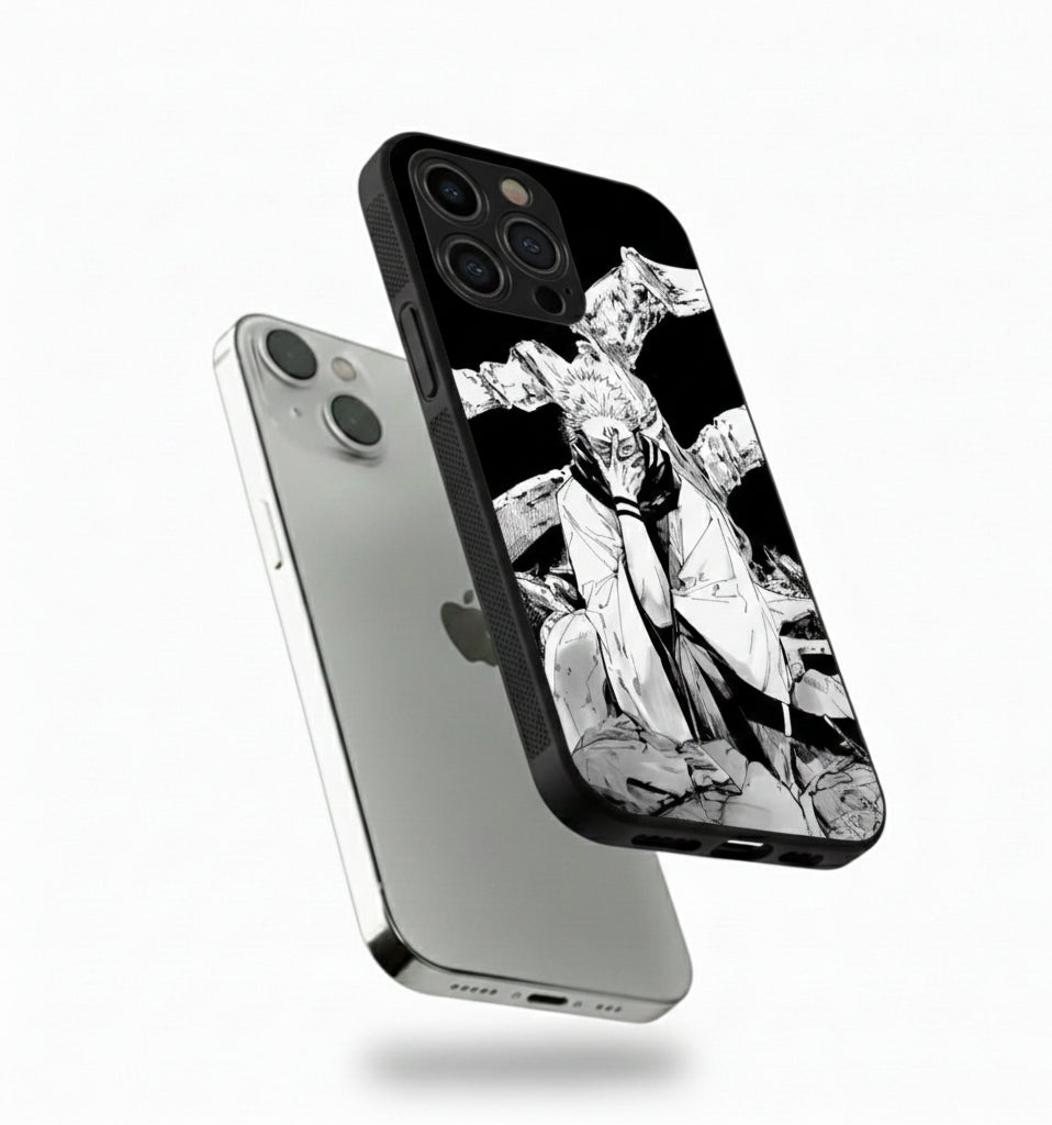 Ryomen Sukuna Hybrid Metal Phone Case