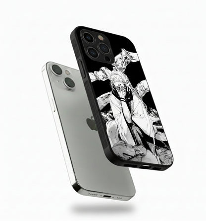 Ryomen Sukuna Hybrid Metal Phone Case
