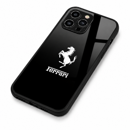 Luxury Ferrari Style Metal Phone Case – Premium Shockproof Cover