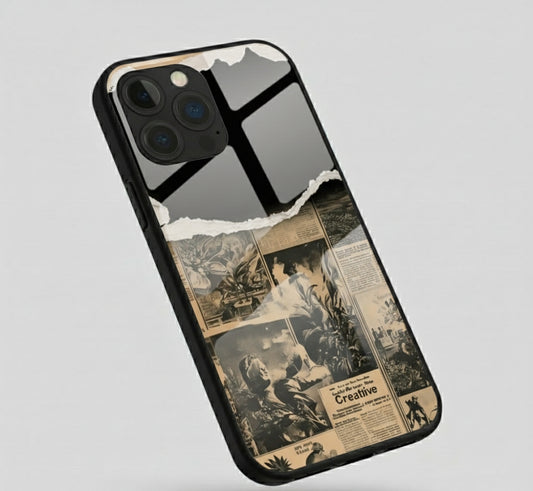 Ripped News Metal Phone Case