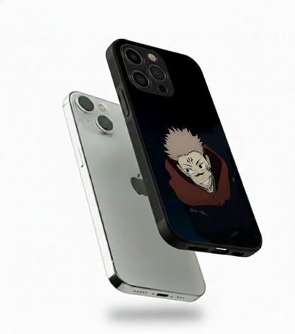 Ryomen Sukuna, the "King of Curses" hybrid Metal Phone Case