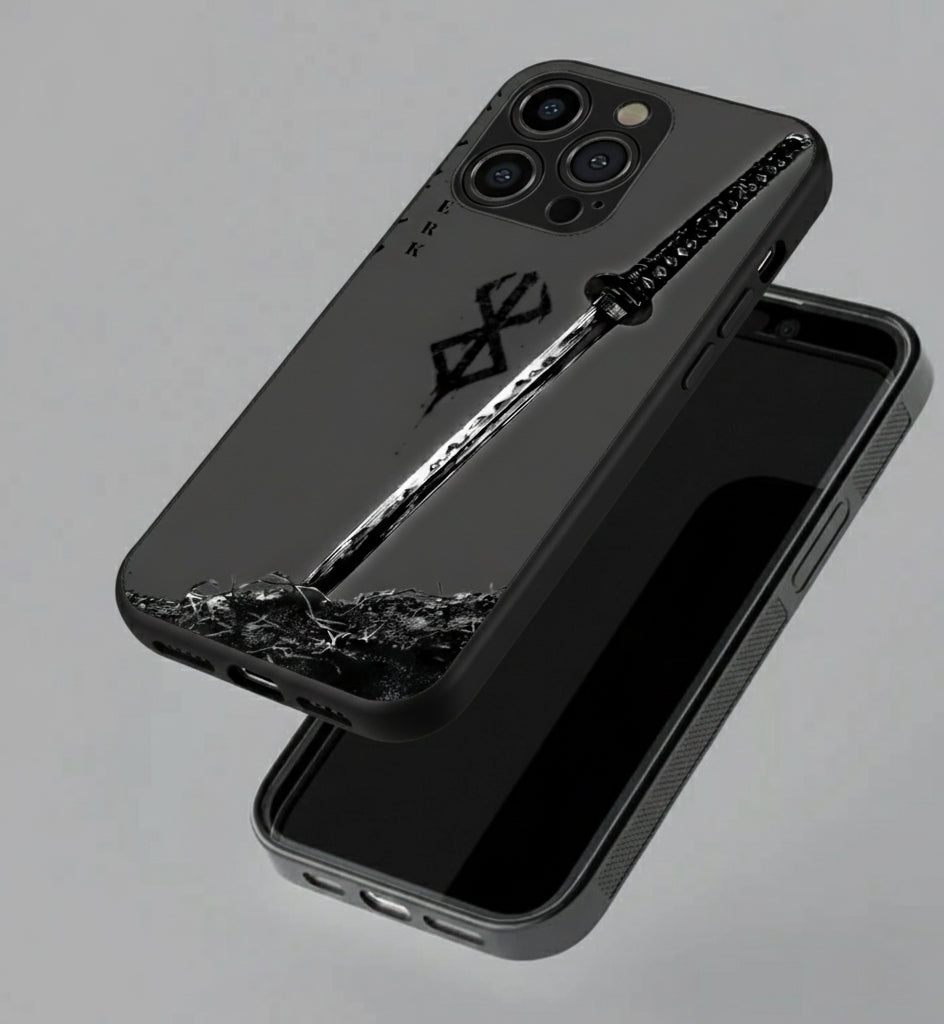 The Black Swordsman's Path Metal Phone Case