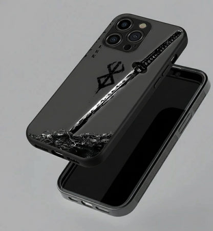 The Black Swordsman's Path Metal Phone Case