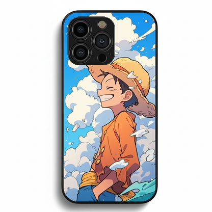 Luffy Pirate King Camera Protection Case Metal Phone Case