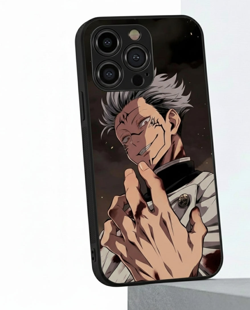 The Mark of Ryomen Sukuna hybrid Metal Phone Case