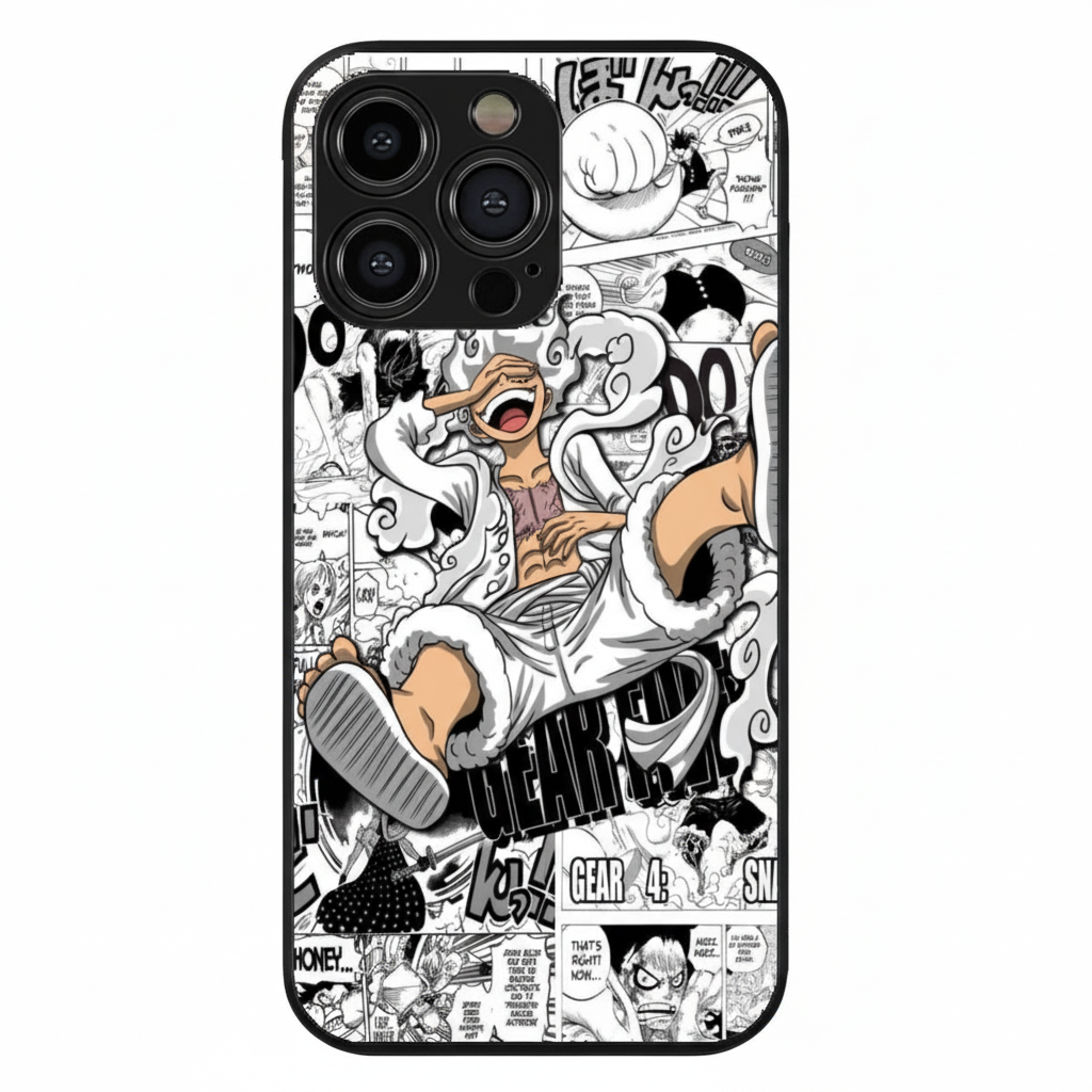 Luffy/Joy Boy Gear 5 Awakeining  Manga Glossy Metal Phone Case