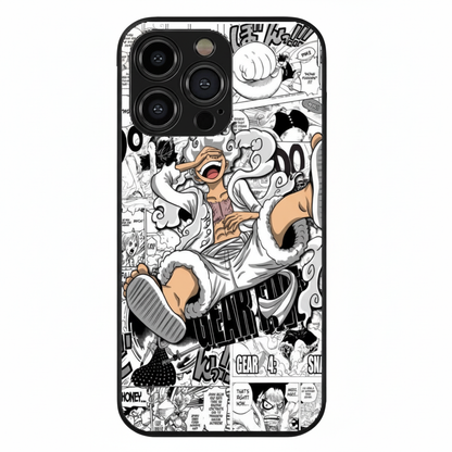 Luffy/Joy Boy Gear 5 Awakeining  Manga Glossy Metal Phone Case