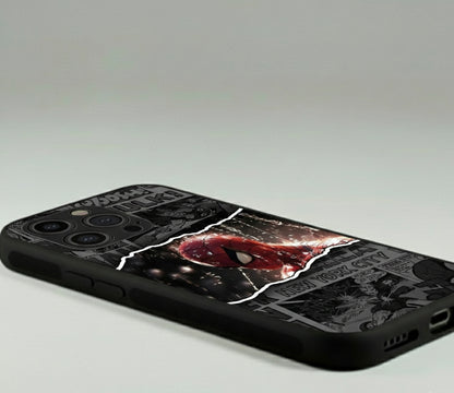 Web-Slinging Armor: Spiderman Metal Phone Case"