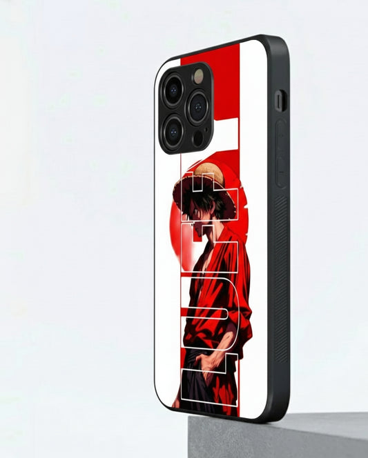 character Monkey D. Luffy Hybrid Metal Phone Case