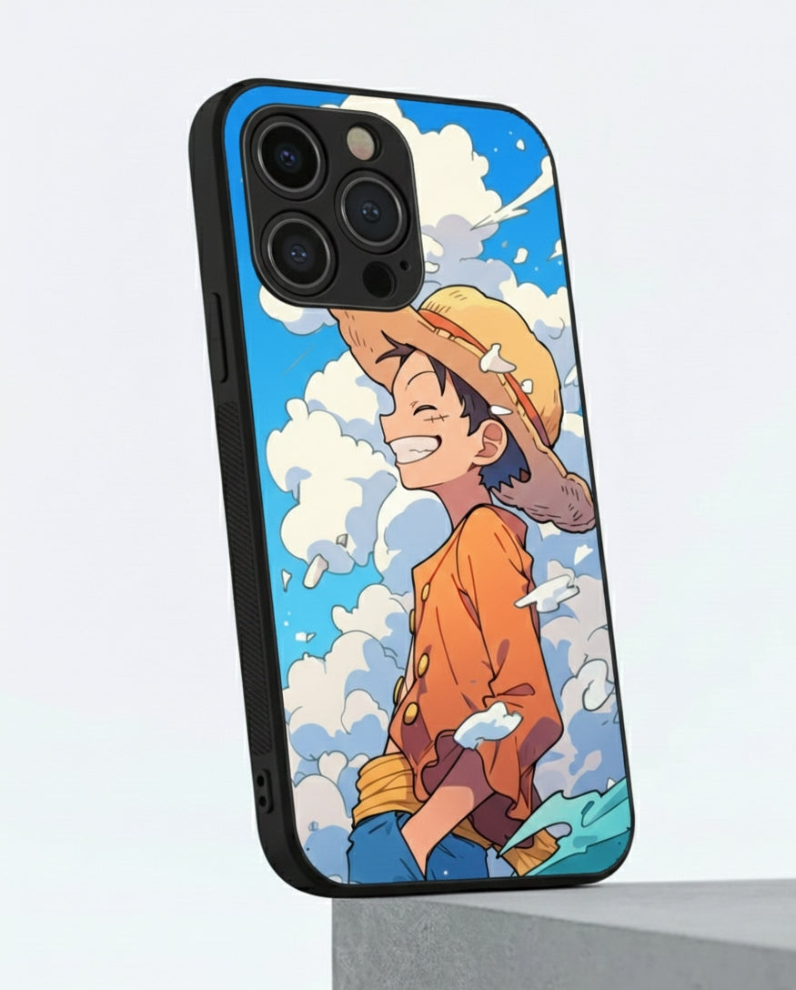 Luffy Pirate King Camera Protection Case Metal Phone Case