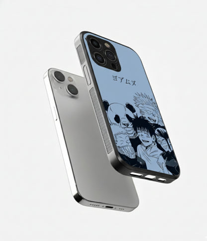 * Naruto Itachi Crow-Themed Metal Phone Cover