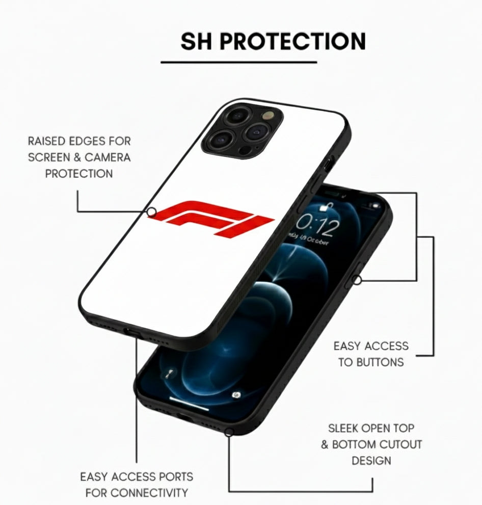 F1 Official Logo Metal Phone Case