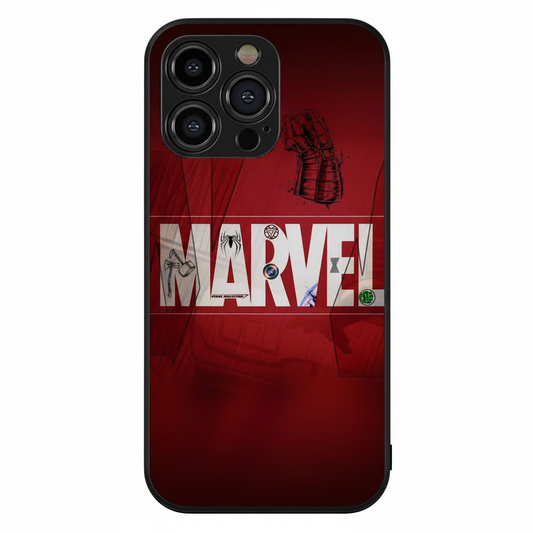 Marvel-themed printed Hybrid Metal Phone Case
