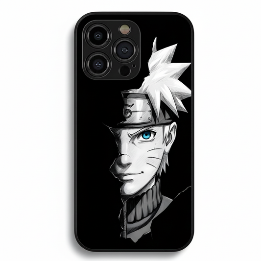 Naruto Uzumaki Asli Ninja Protection Hybrid Metal Phone Case