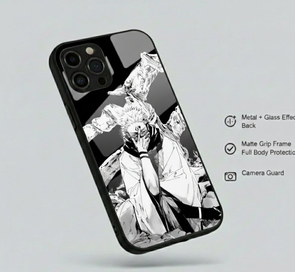 Ryomen Sukuna Hybrid Metal Phone Case