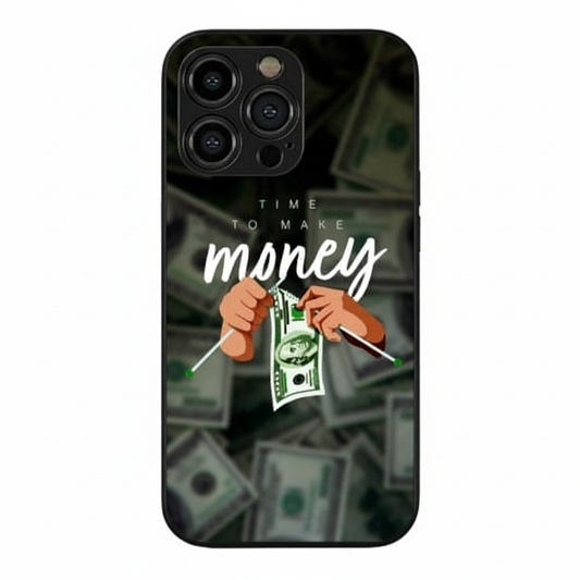 "TIME TO MAKE MONEY" PHONE CASE METAL