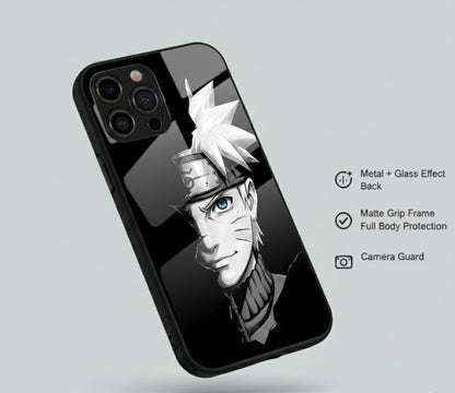 Naruto Uzumaki Asli Ninja Protection Hybrid Metal Phone Case