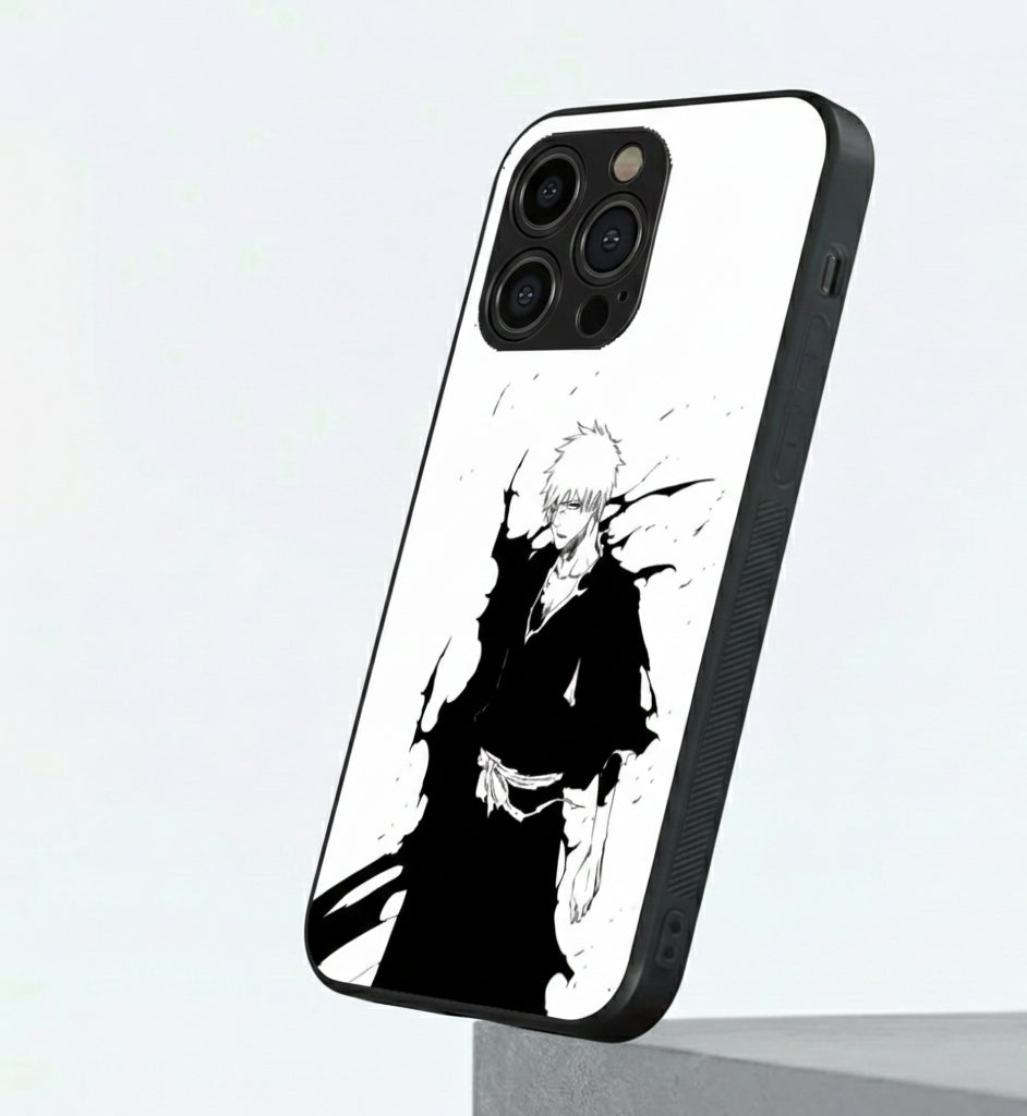 Ichigo Kurosaki | Bleach Black Metal Phone Case