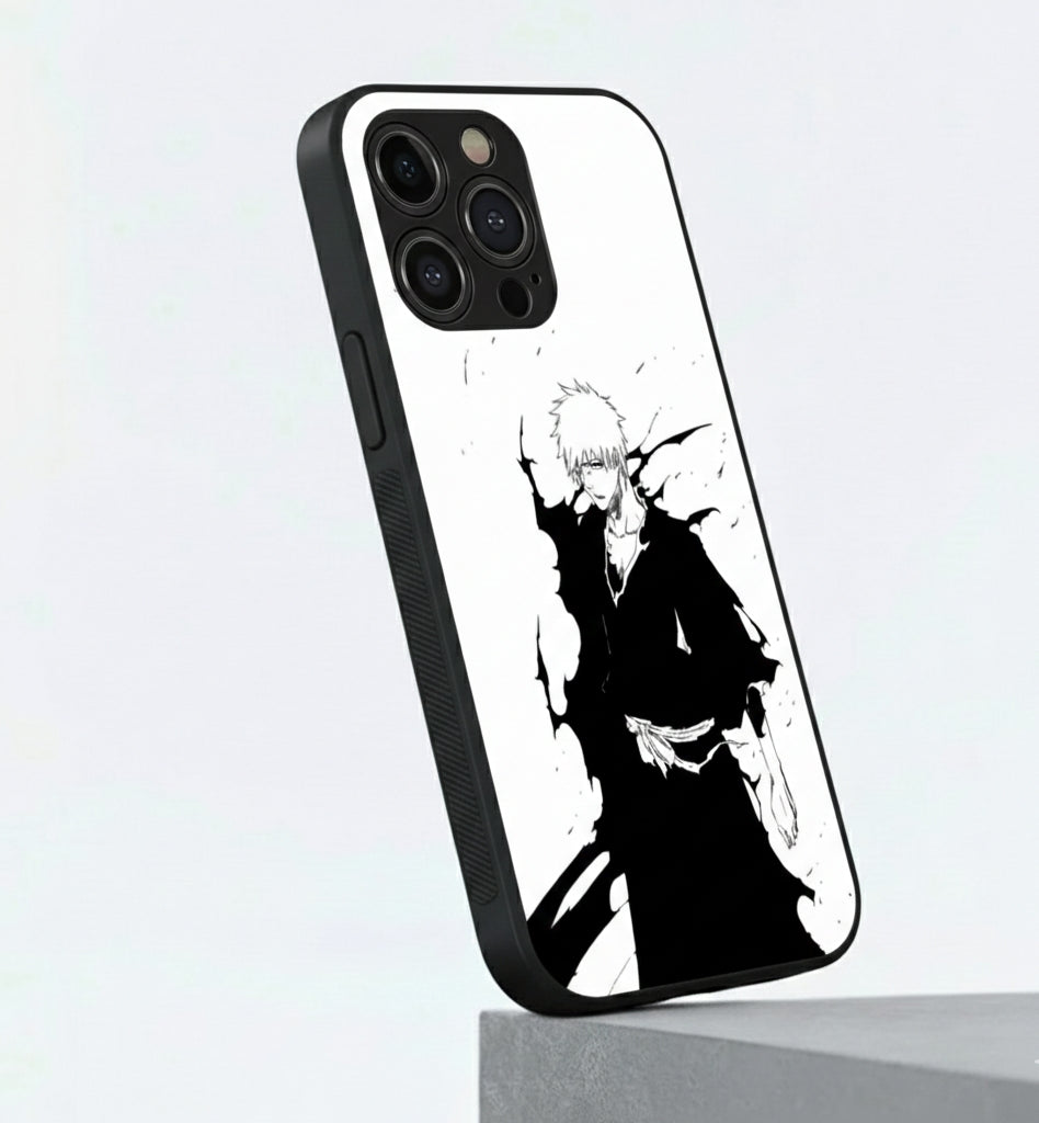 Ichigo Kurosaki | Bleach Black Metal Phone Case