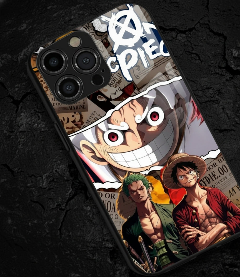 Luffy & Zoro Armor Metal Phone Case