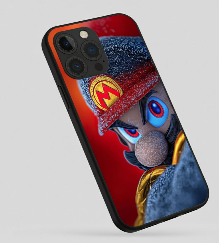 Dark Plumber Mario Metal Phone Case