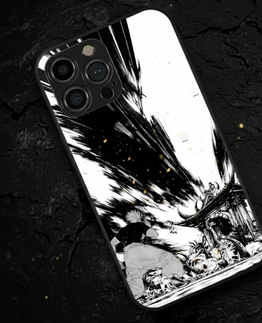Gojo Satoru Vs Ryomen Sukuna Metal Phone Case