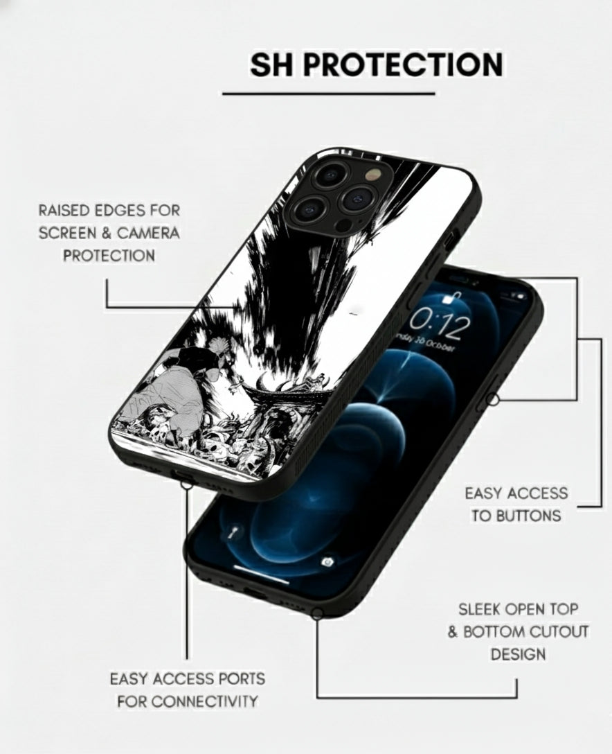 Gojo Satoru Vs Ryomen Sukuna Metal Phone Case