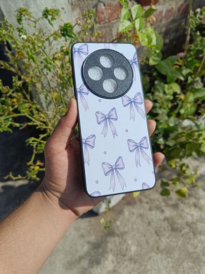 Ribbon Purple Hybrid METAL phone case